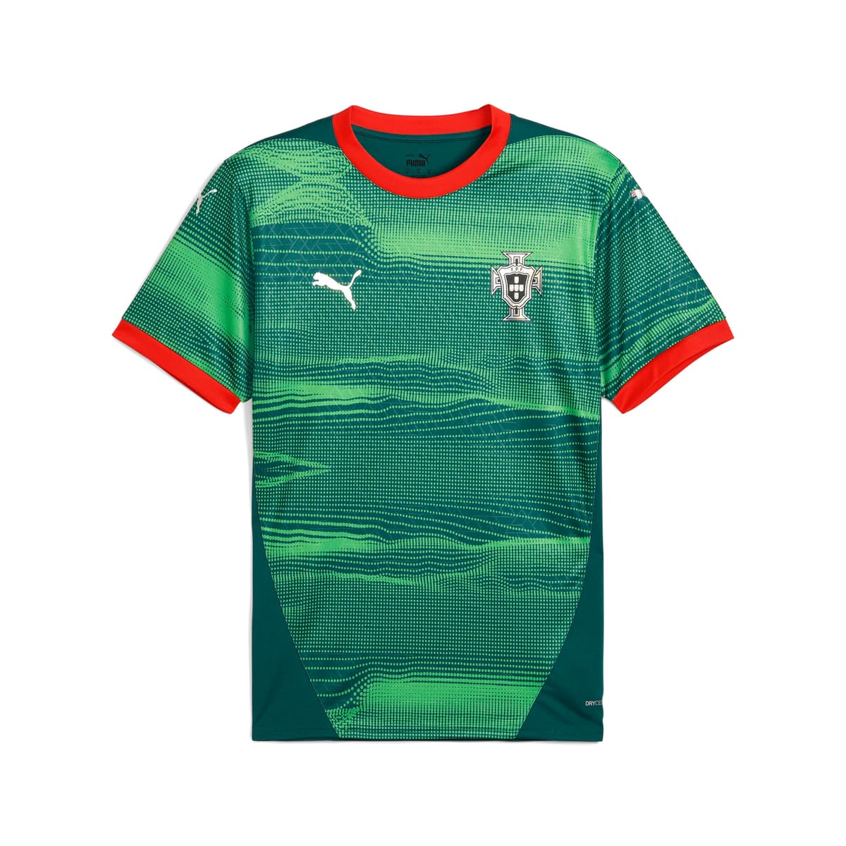 PUMA Portugal Esportsshirt voor Heren, Groen, Maat 3XL thumbnail 3
