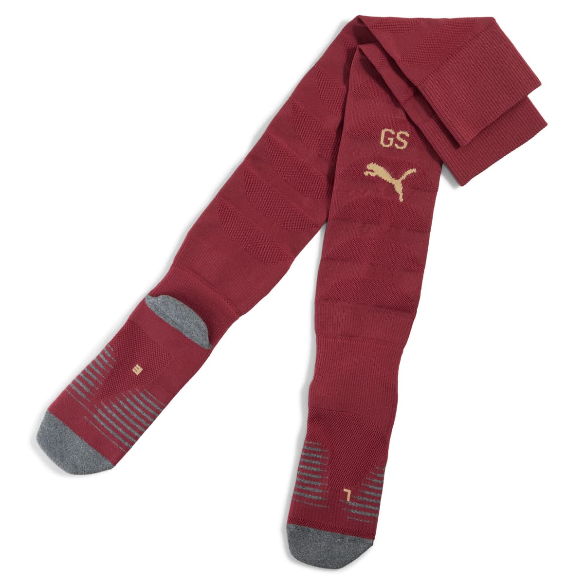 PUMA Galatasaray SK 25/26 sokken voor Heren, Rood/Goud, Maat 39-42