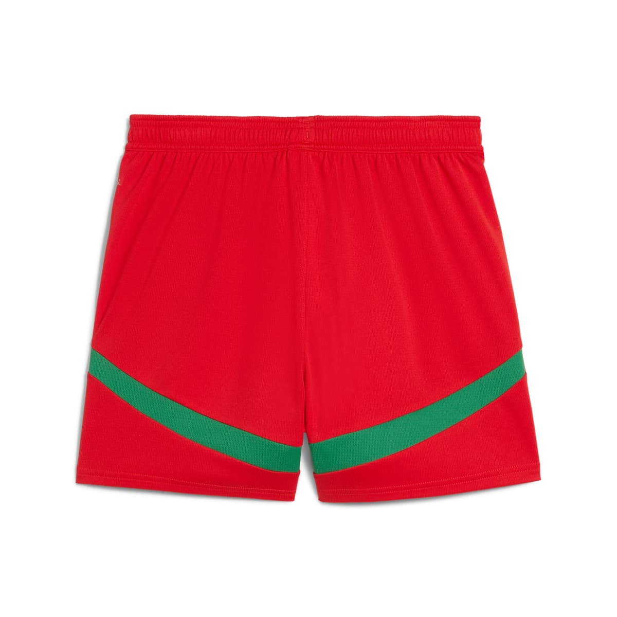 PUMA Marokko 2025 short voor Dames, Groen/Rood, Maat L thumbnail 2