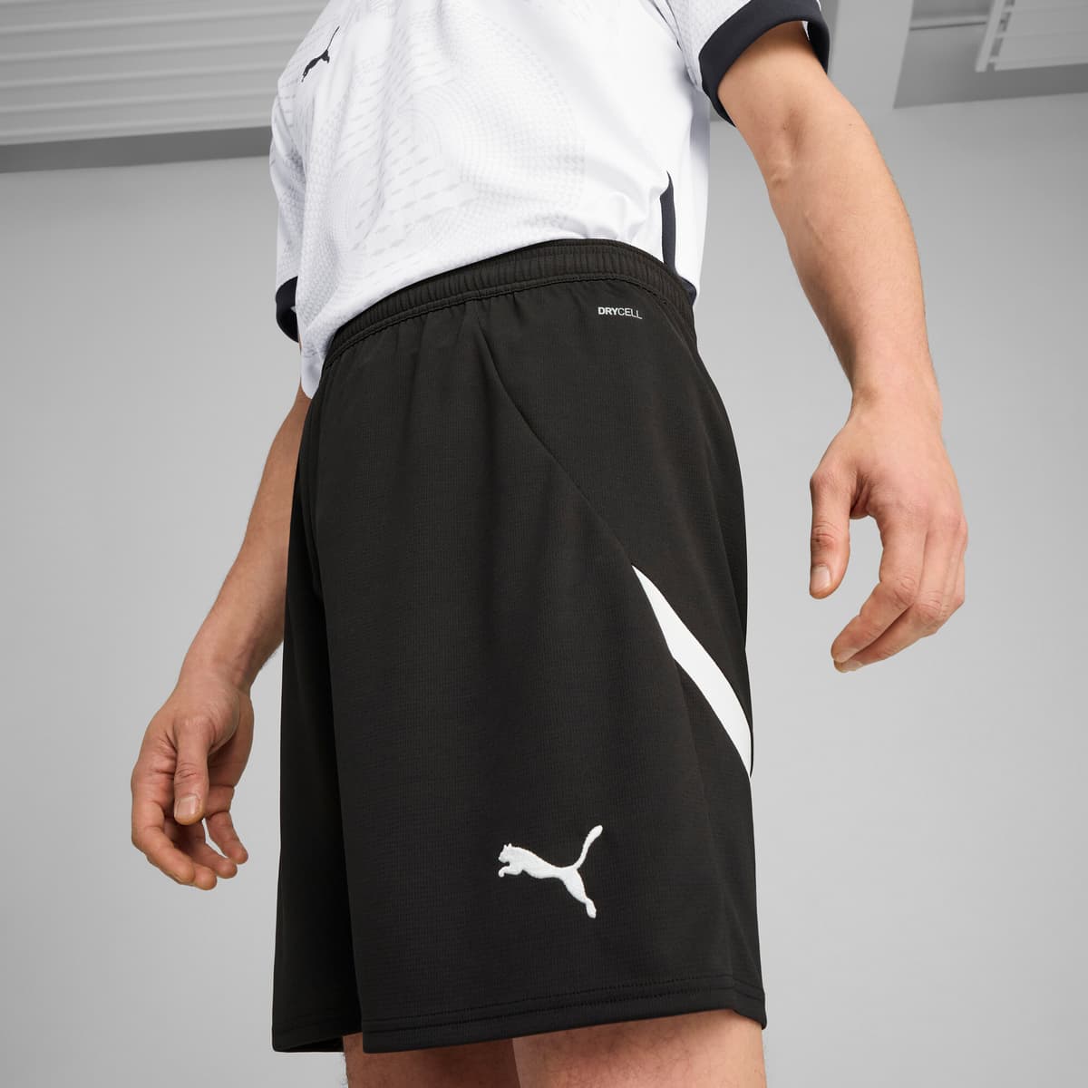 PUMA Egypte 2025 short voor Heren, Zwart/Wit, Maat 3XL thumbnail 2