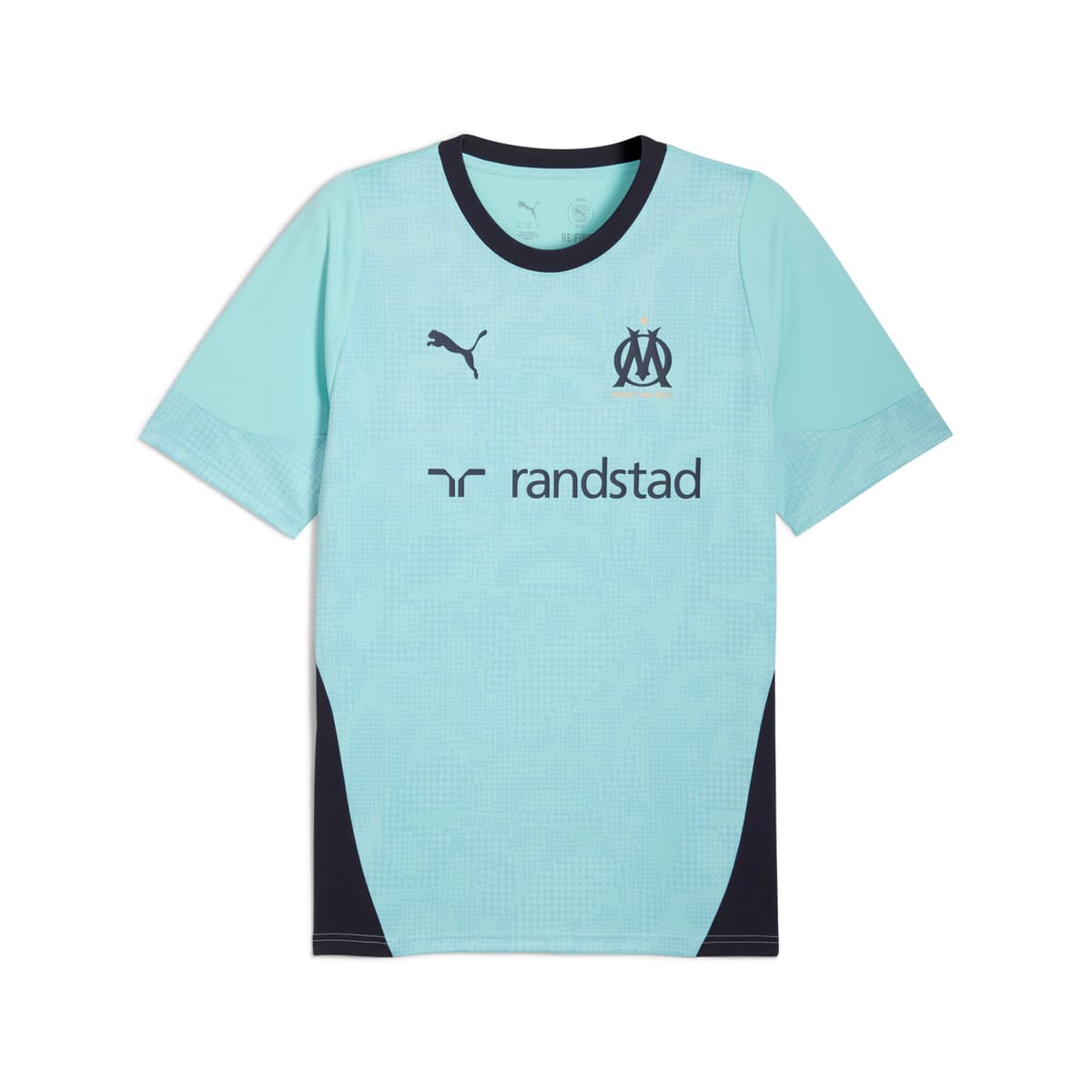 PUMA Olympique de Marseille trainingsshirt voor Heren, Blauw, Maat 3XL