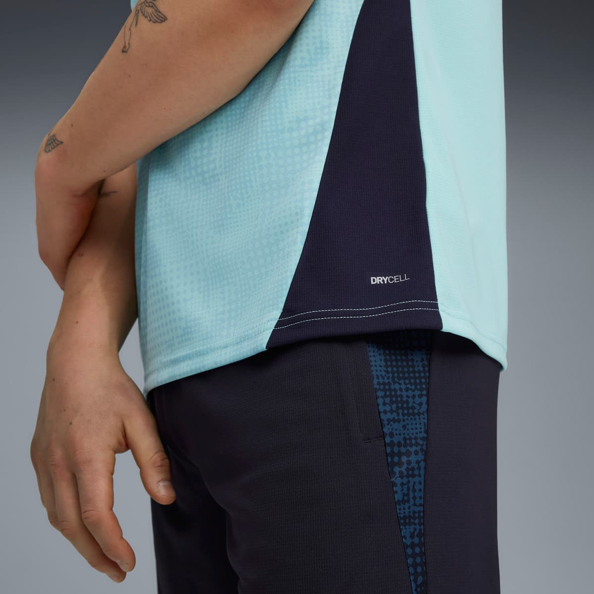 PUMA Olympique de Marseille trainingsshirt voor Heren, Blauw, Maat 3XL thumbnail 2