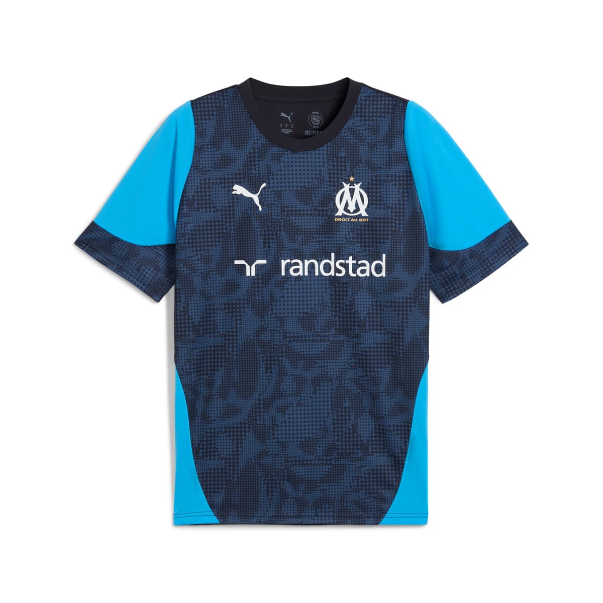 PUMA Olympique de Marseille trainingsshirt voor Heren, Blauw, Maat L