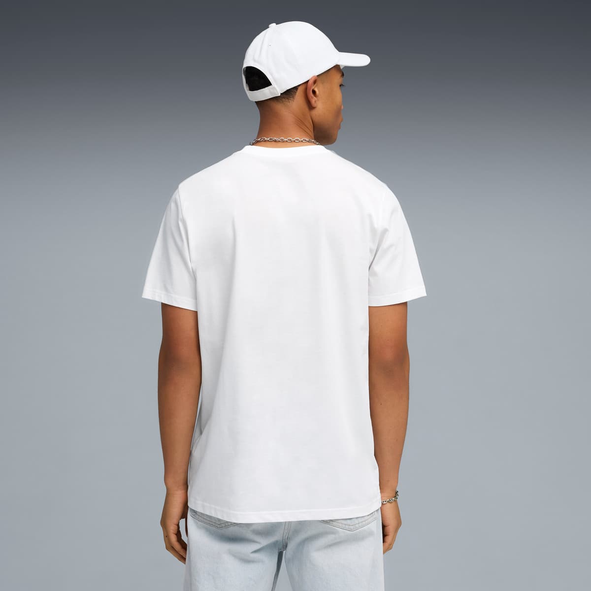 PUMA Olympique de Marseille FtblCulture T-shirt voor Heren, Blauw/Wit, Maat 3XL thumbnail 3