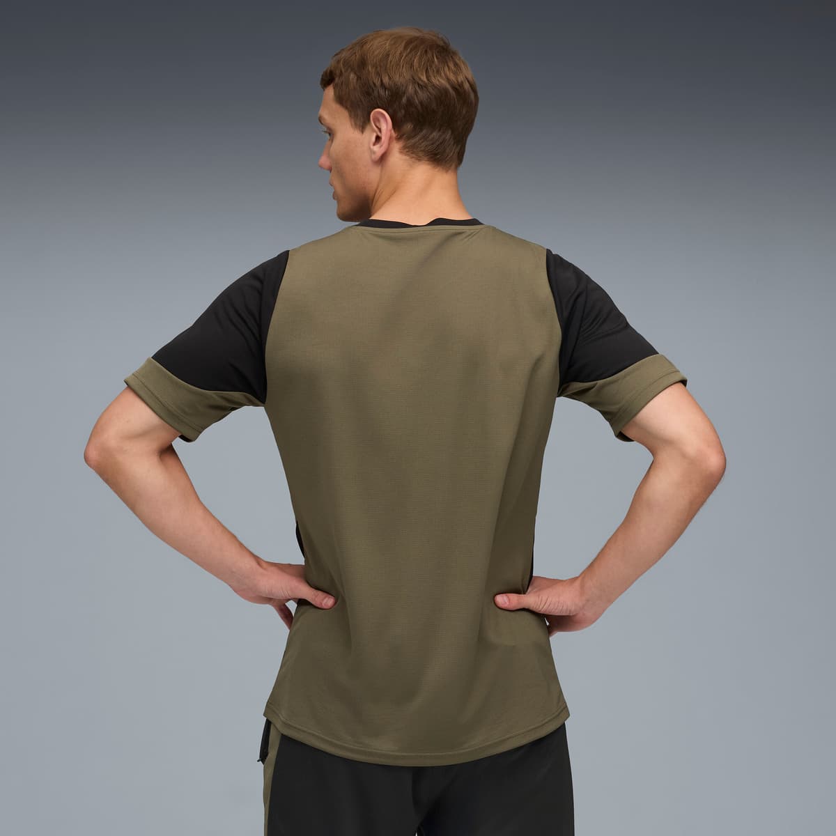 PUMA Borussia Dortmund trainingsshirt voor Heren, Groen/Zwart, Maat XL thumbnail 3