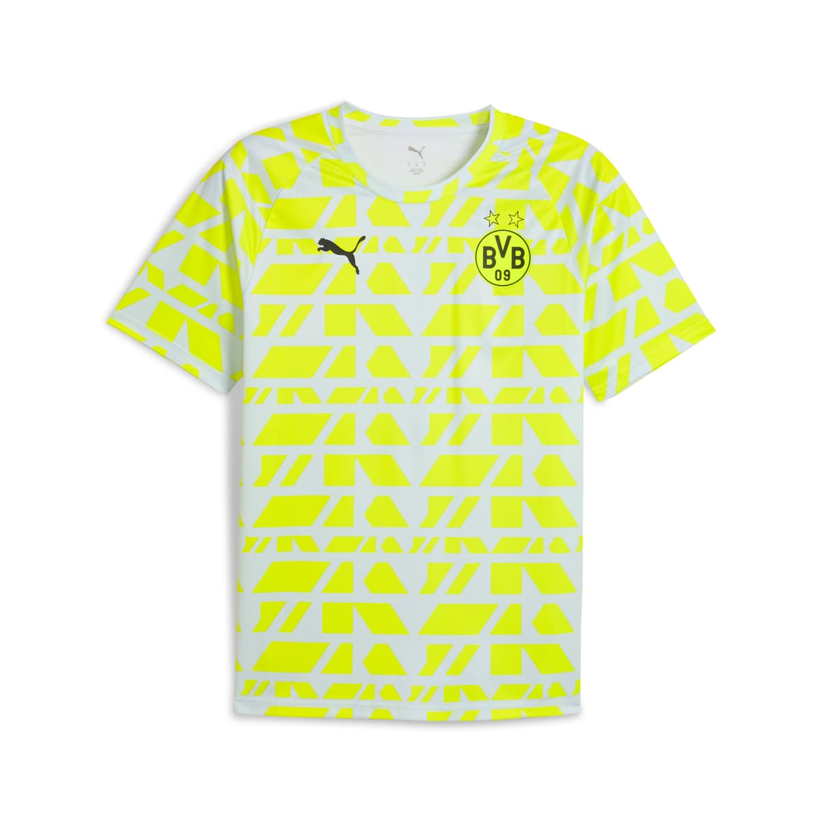 PUMA Borussia Dortmund pre-match shirt voor Heren, Geel/Zilver, Maat M