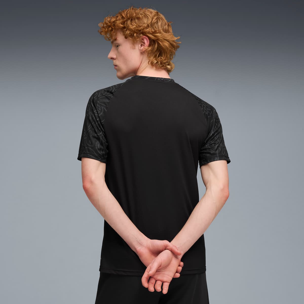 PUMA Borussia Dortmund pre-match shirt voor Heren, Zwart/Geel, Maat L thumbnail 3