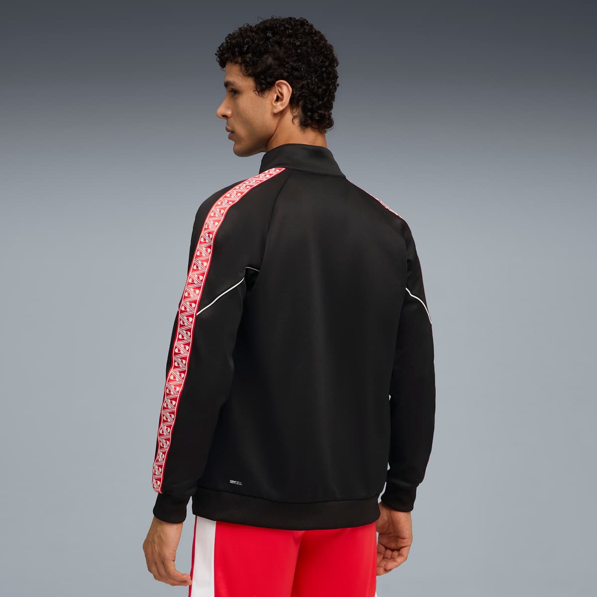 PUMA RB Leipzig KING Anthem jack voor Heren, Zwart/Rood, Maat XL thumbnail 5