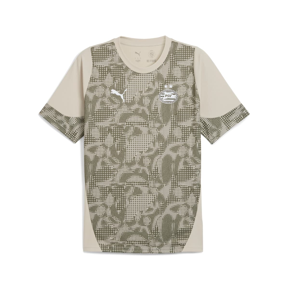 PUMA PSV Eindhoven trainingsshirt voor Heren, Groen, Maat XS