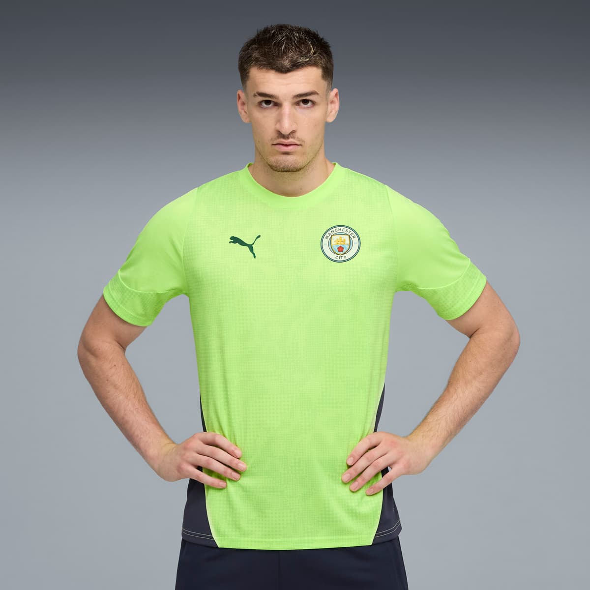 PUMA Manchester City trainingsshirt voor Heren, Blauw, Maat XXL thumbnail 6