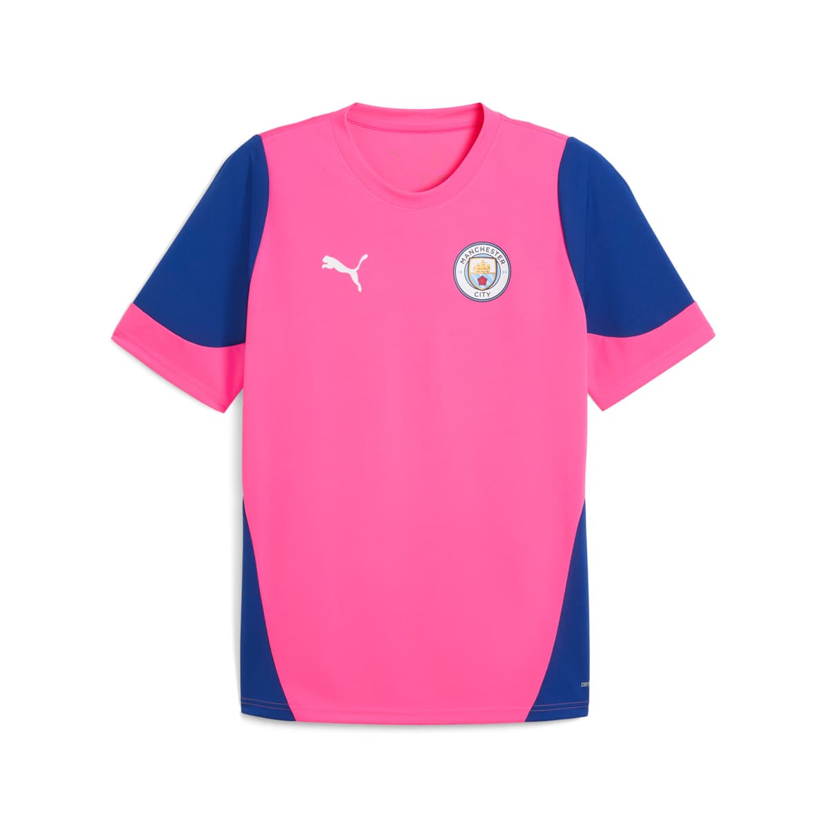 PUMA Manchester City trainingsshirt voor Heren, Blauw/Roze, Maat 3XL
