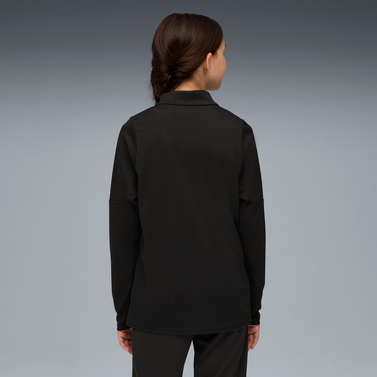 PUMA Manchester City trainingstop met kwartrits, Zwart/Zilver, Maat 11-12Y thumbnail 4