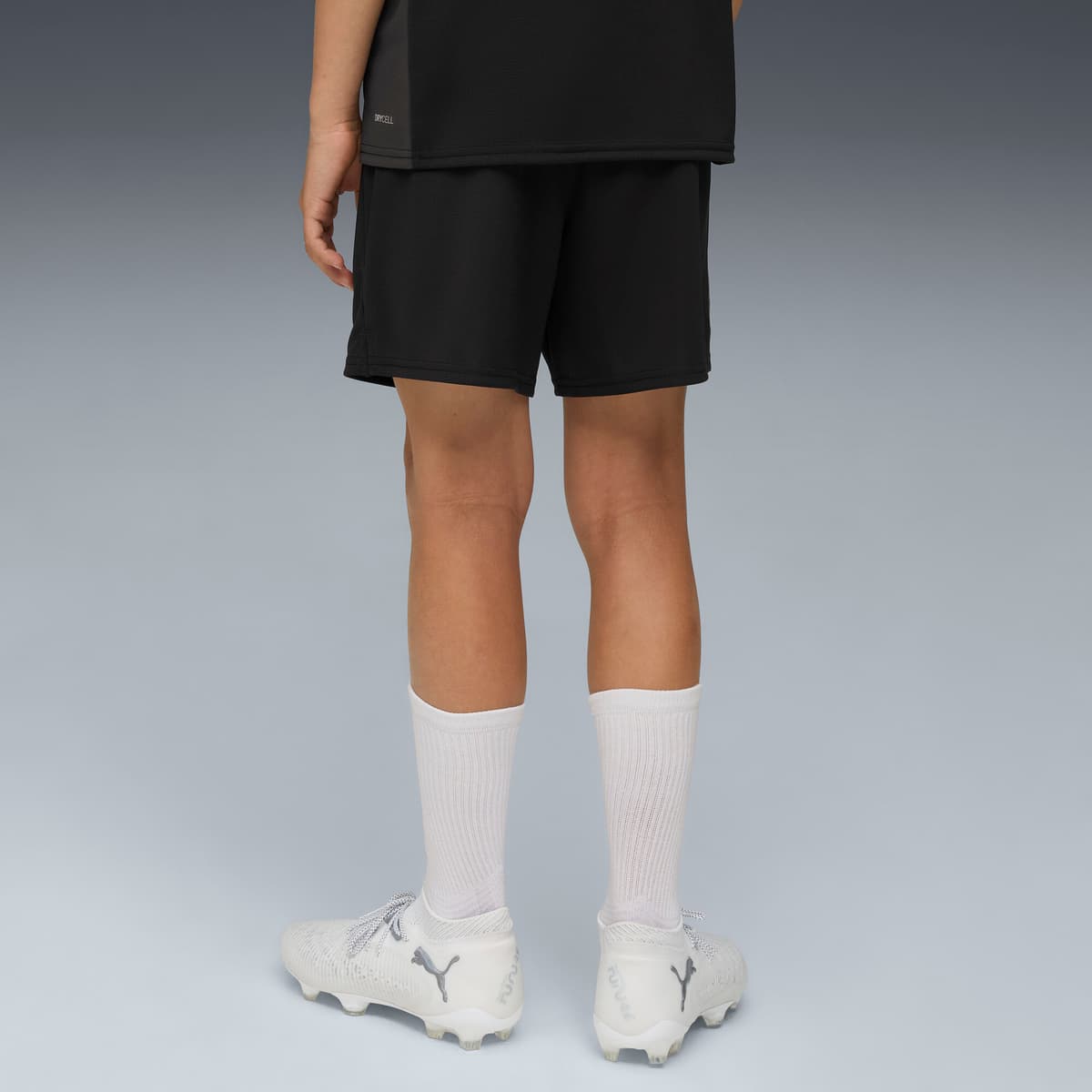 PUMA Manchester City trainingsshort, Zwart/Zilver, Maat 9-10Y thumbnail 4