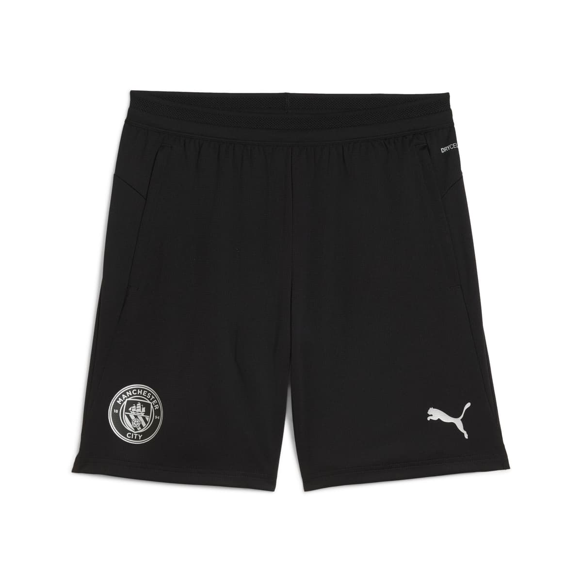 PUMA Manchester City trainingsshort voor Heren, Zwart/Zilver, Maat 3XL