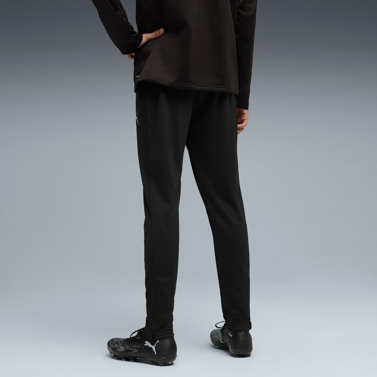 PUMA Manchester City trainingsbroek voor Heren, Zwart/Zilver, Maat M thumbnail 3