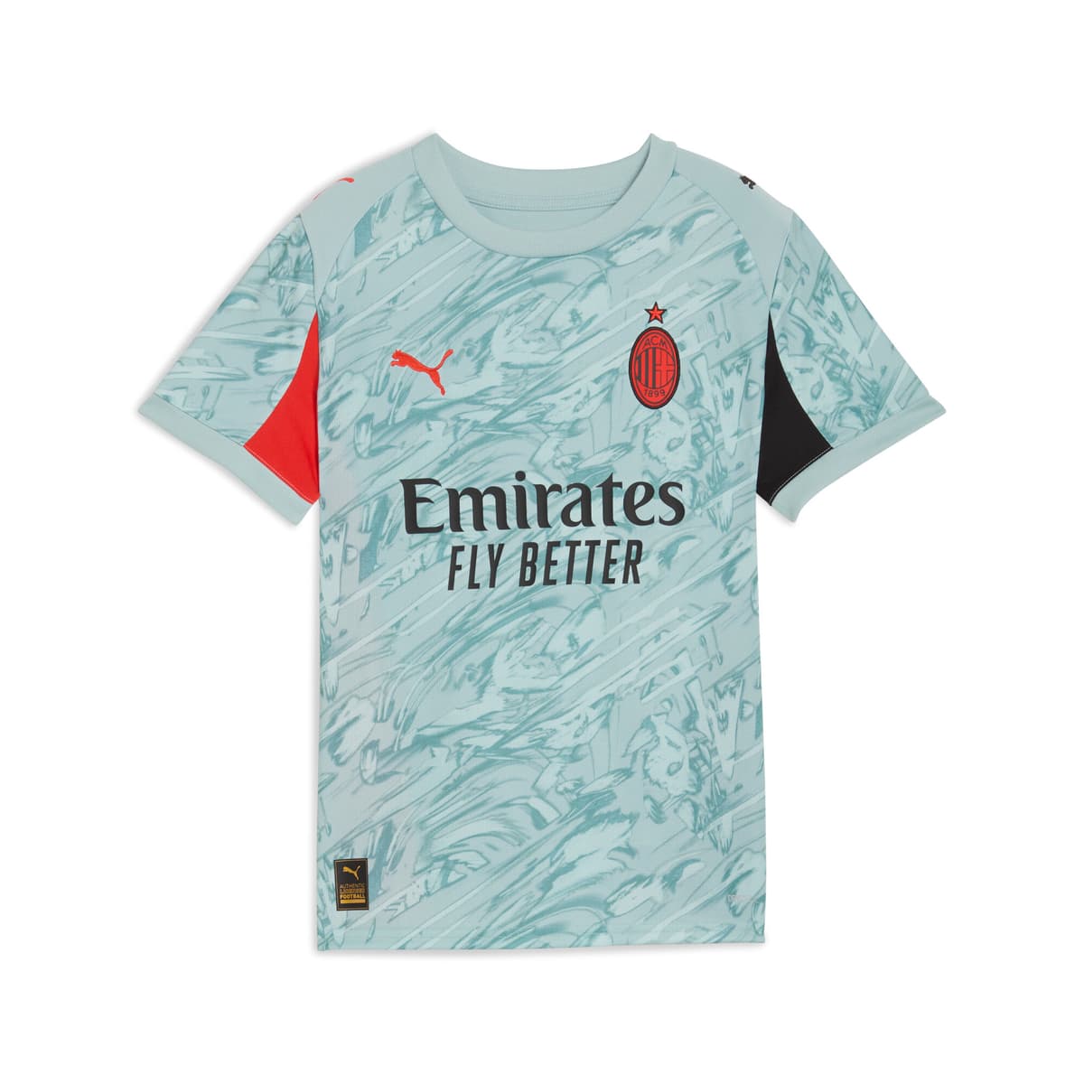 PUMA AC Milan 25/26 keepersshirt, Rood, Maat 13-14Y thumbnail 3