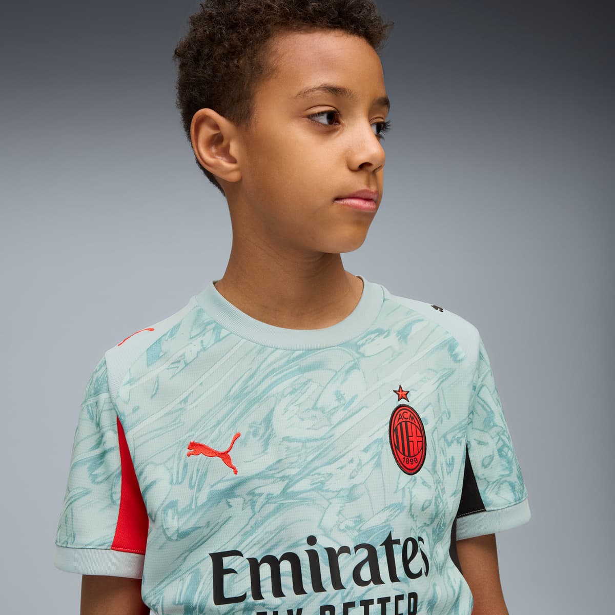 PUMA AC Milan 25/26 keepersshirt, Rood, Maat 13-14Y thumbnail 6