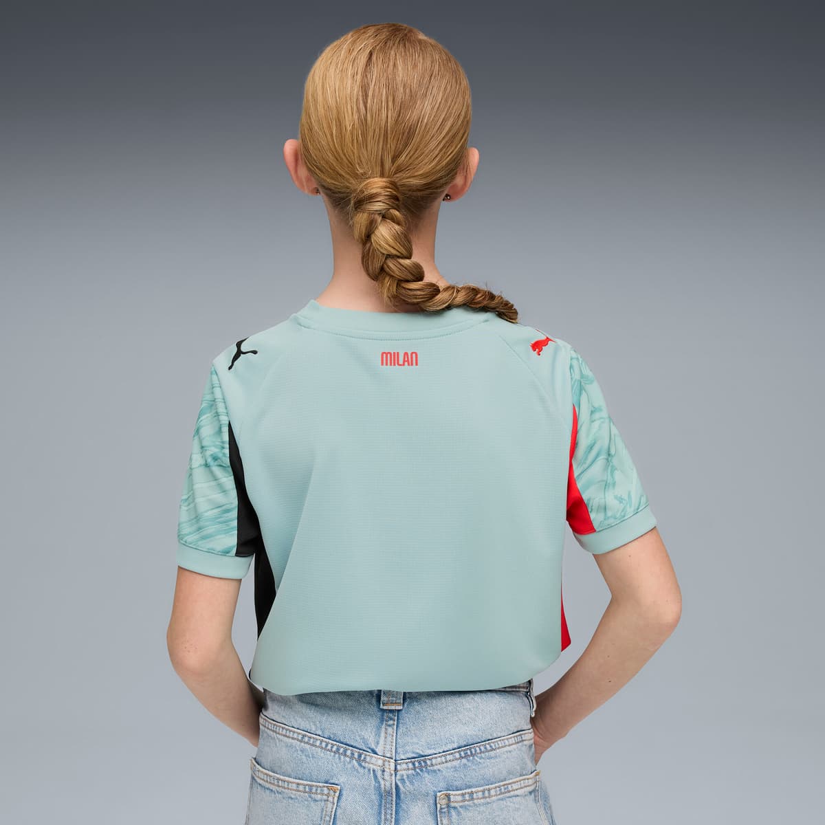 PUMA AC Milan 25/26 keepersshirt, Rood, Maat 13-14Y thumbnail 4