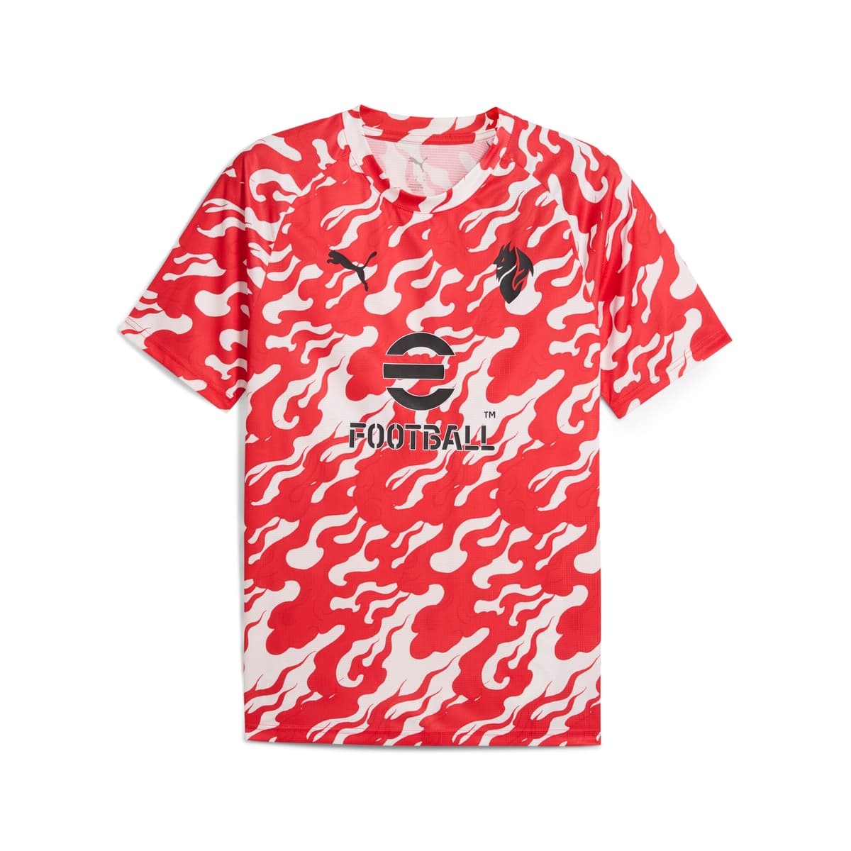 PUMA AC Milan Pre-match shirt voor Heren, Rood/Wit, Maat XXL