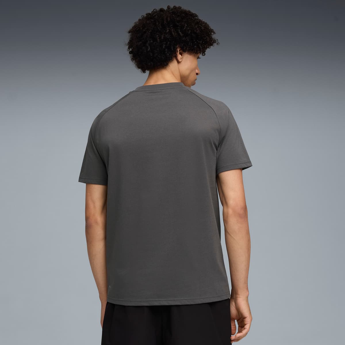 AC Milan PUMATECH T-shirt met zak voor Heren, Grijs/Rood, Maat XS thumbnail 3