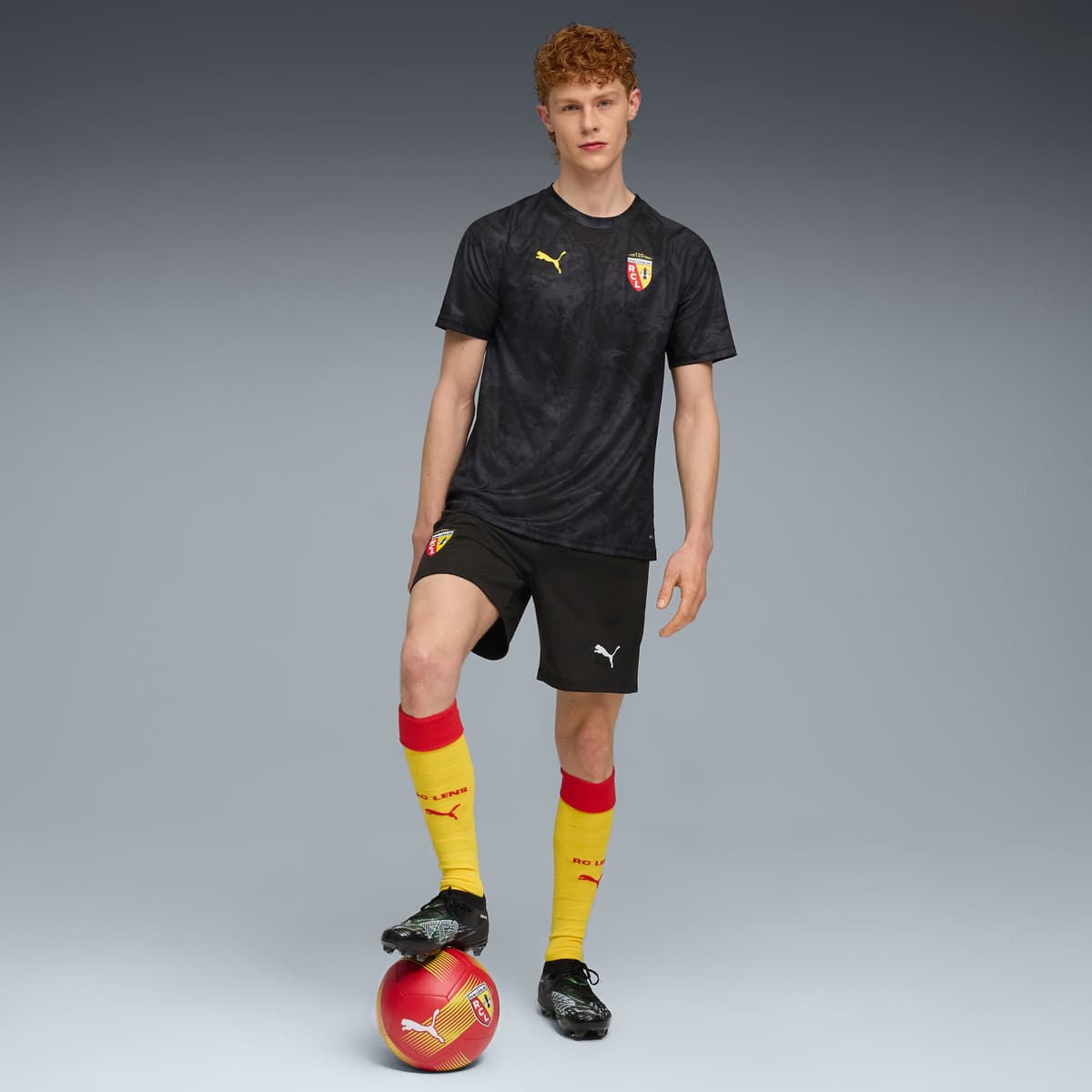 PUMA RC Lens prematch-shirt voor Heren, Grijs/Geel, Maat 3XL thumbnail 4