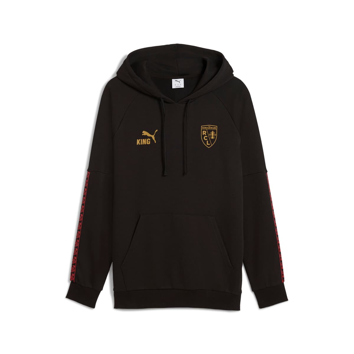 PUMA RC Lens KING hoodie voor Heren, Zwart/Goud, Maat XL