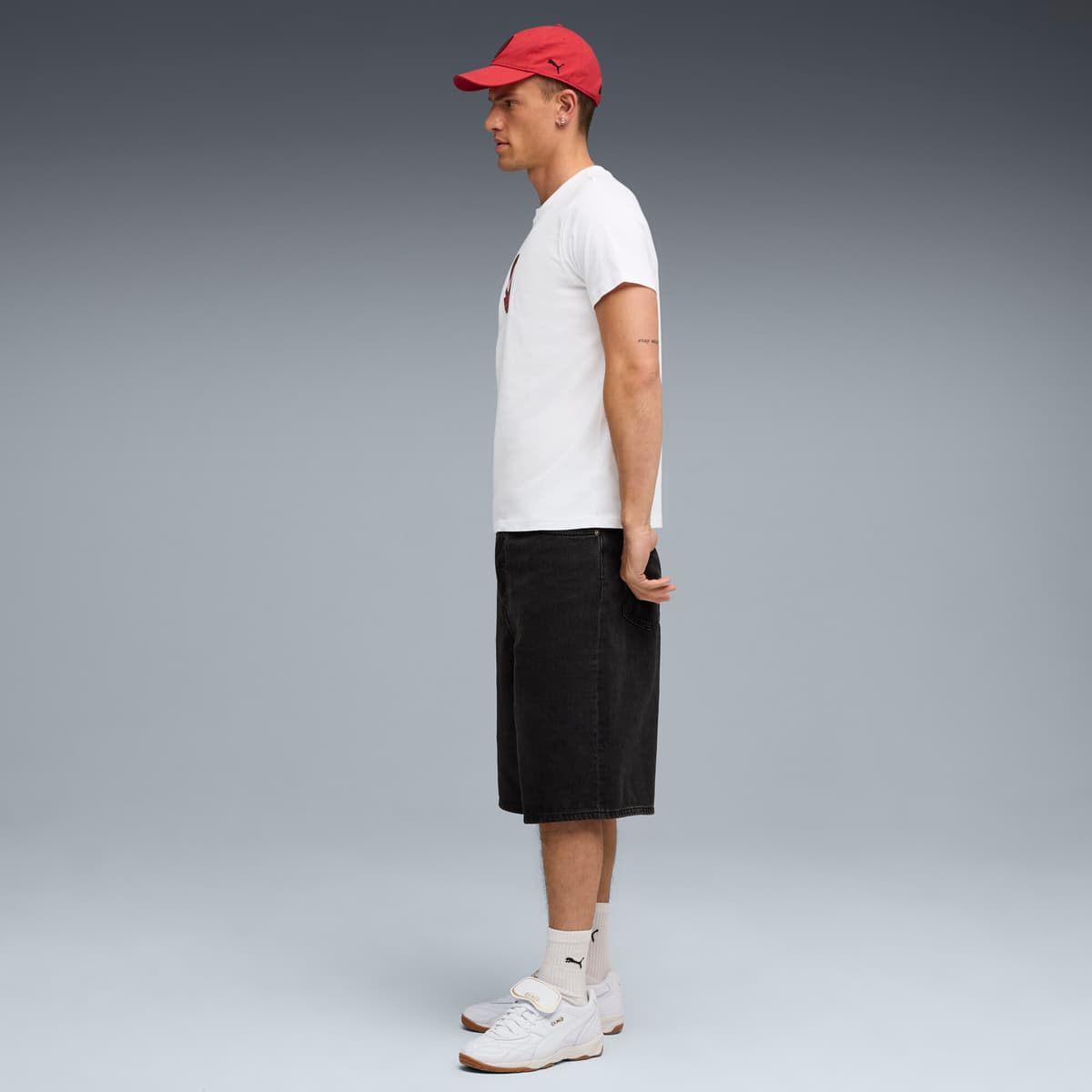 PUMA AC Milan FtblCulture T-shirt voor Heren, Rood/Wit, Maat XS thumbnail 2