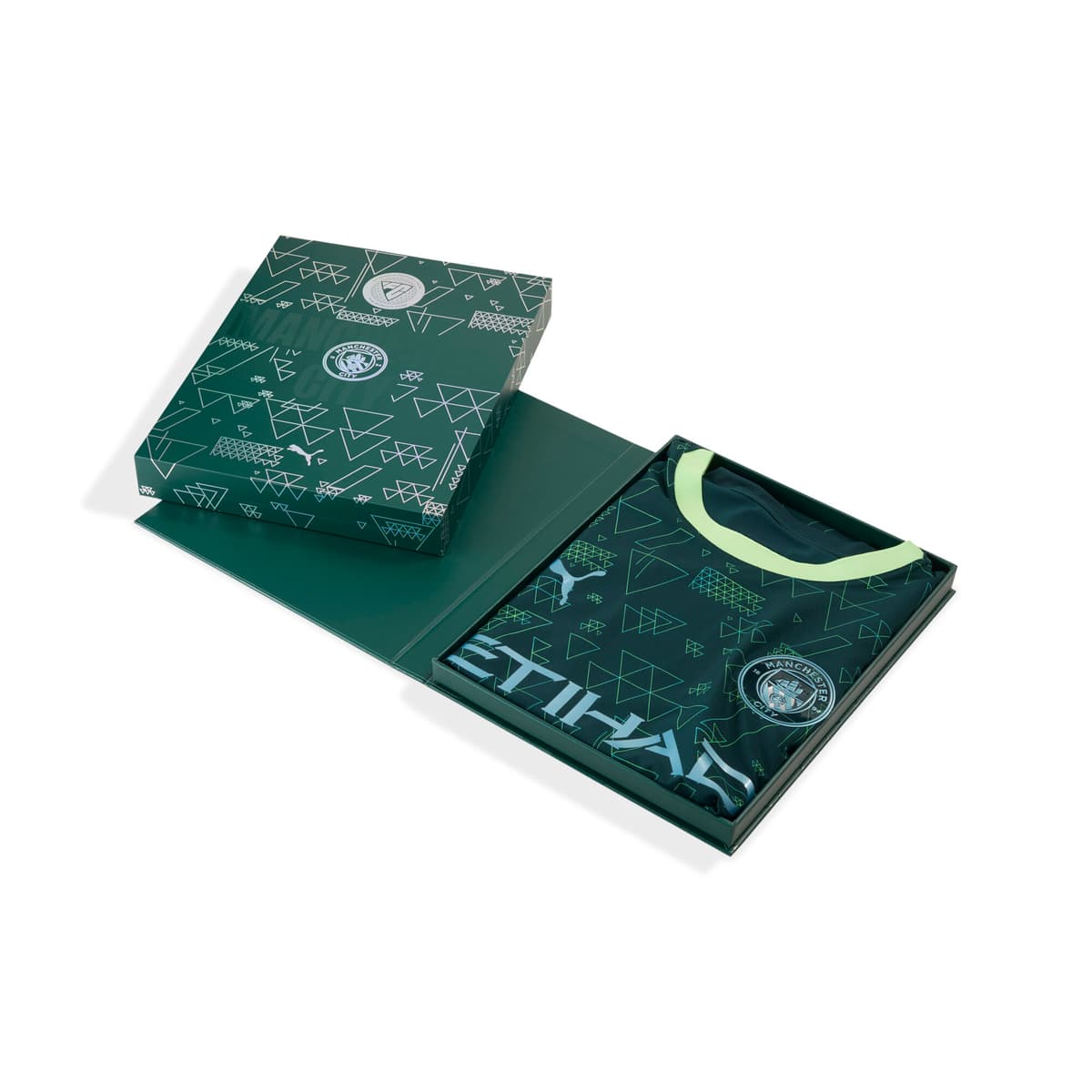 PUMA Manchester City 25/26 Authentic vierde shirt voor Heren, Groen, Maat S thumbnail 2