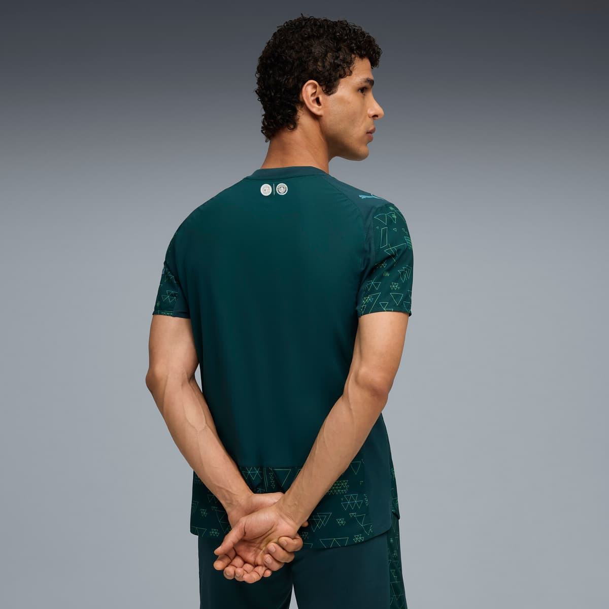 PUMA Manchester City 25/26 Authentic vierde shirt voor Heren, Groen, Maat S thumbnail 5