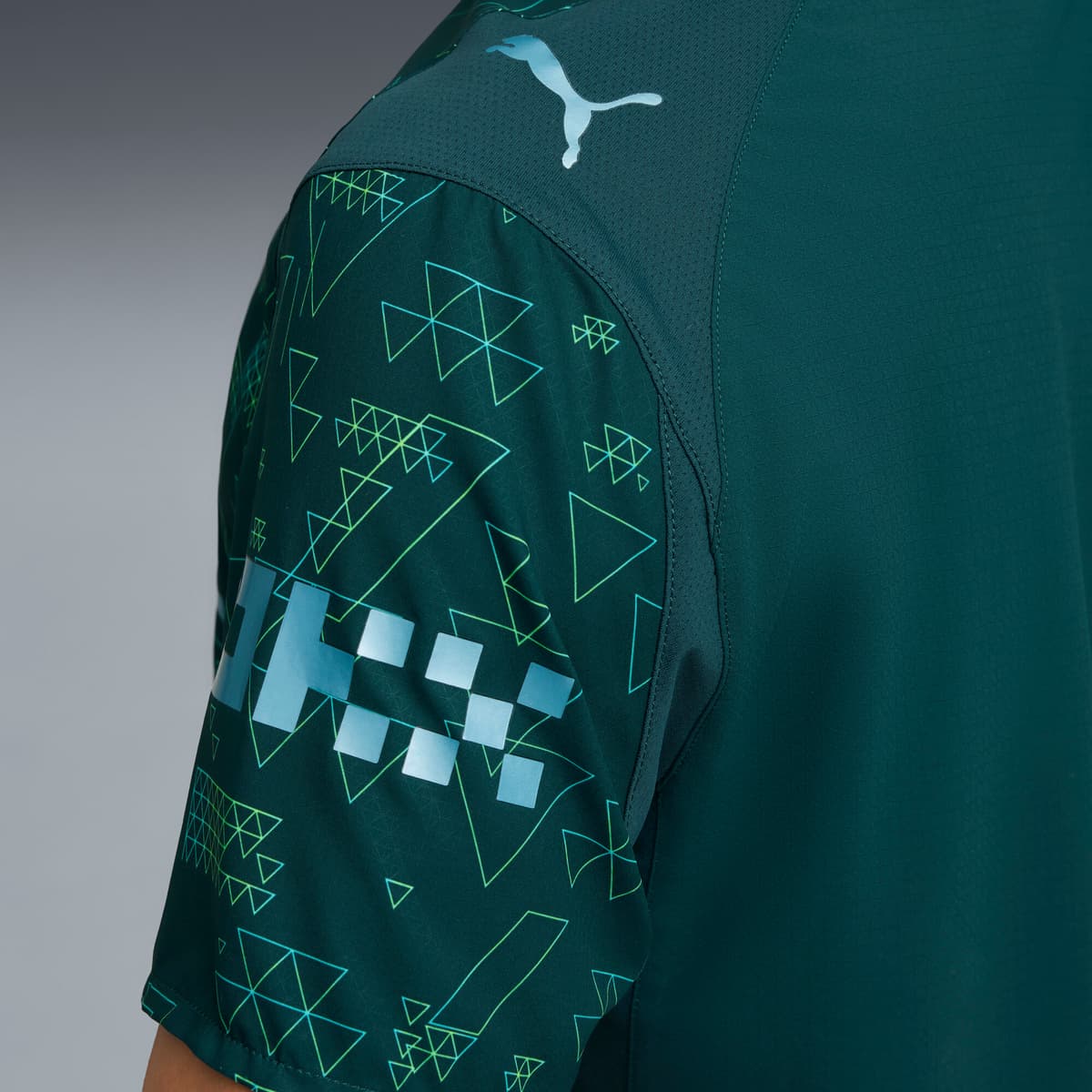 PUMA Manchester City 25/26 Authentic vierde shirt voor Heren, Groen, Maat S thumbnail 4