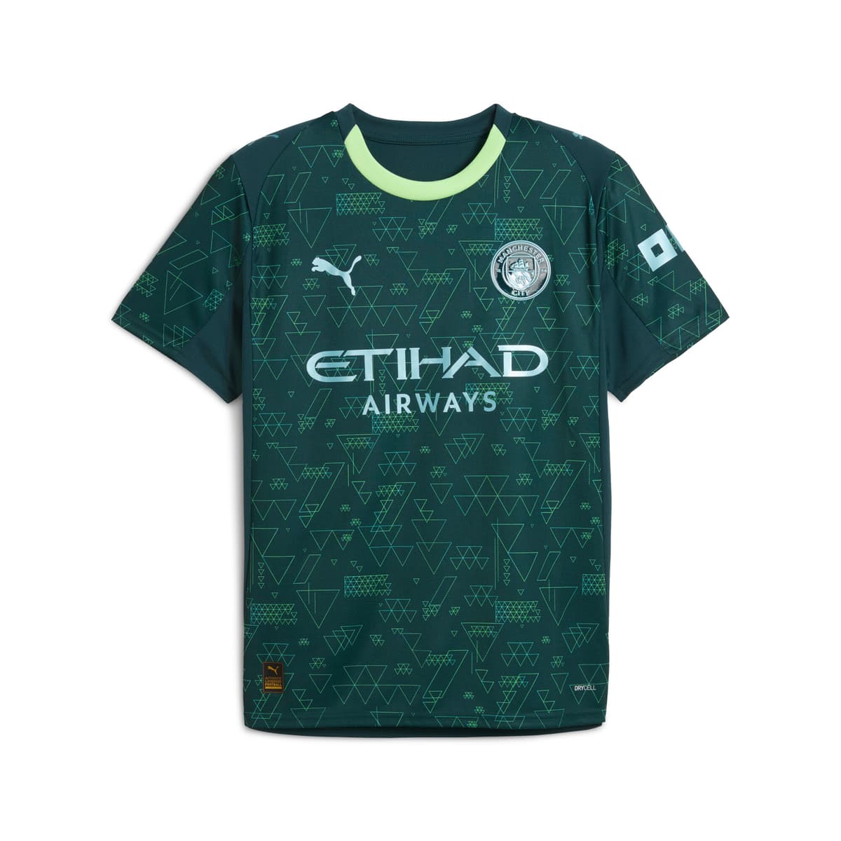 PUMA Manchester City 25/26 vierde shirt voor Heren, Groen, Maat M