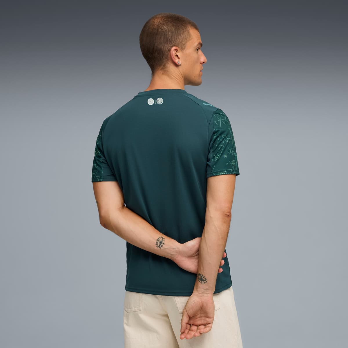 PUMA Manchester City 25/26 vierde shirt voor Heren, Groen, Maat M thumbnail 4