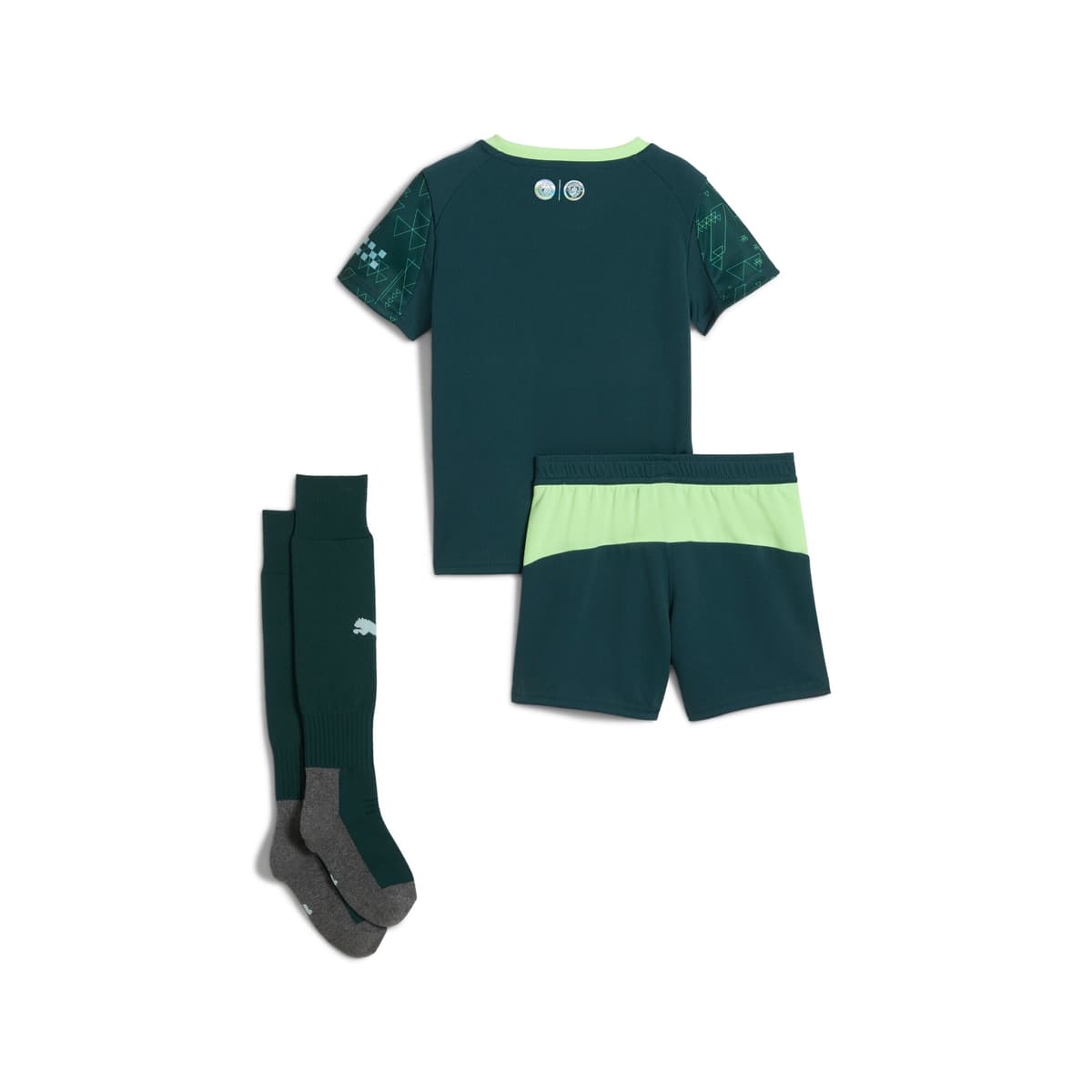 PUMA Manchester City 25/26 Vierde Minikit, Groen, Maat 4-5Y thumbnail 2