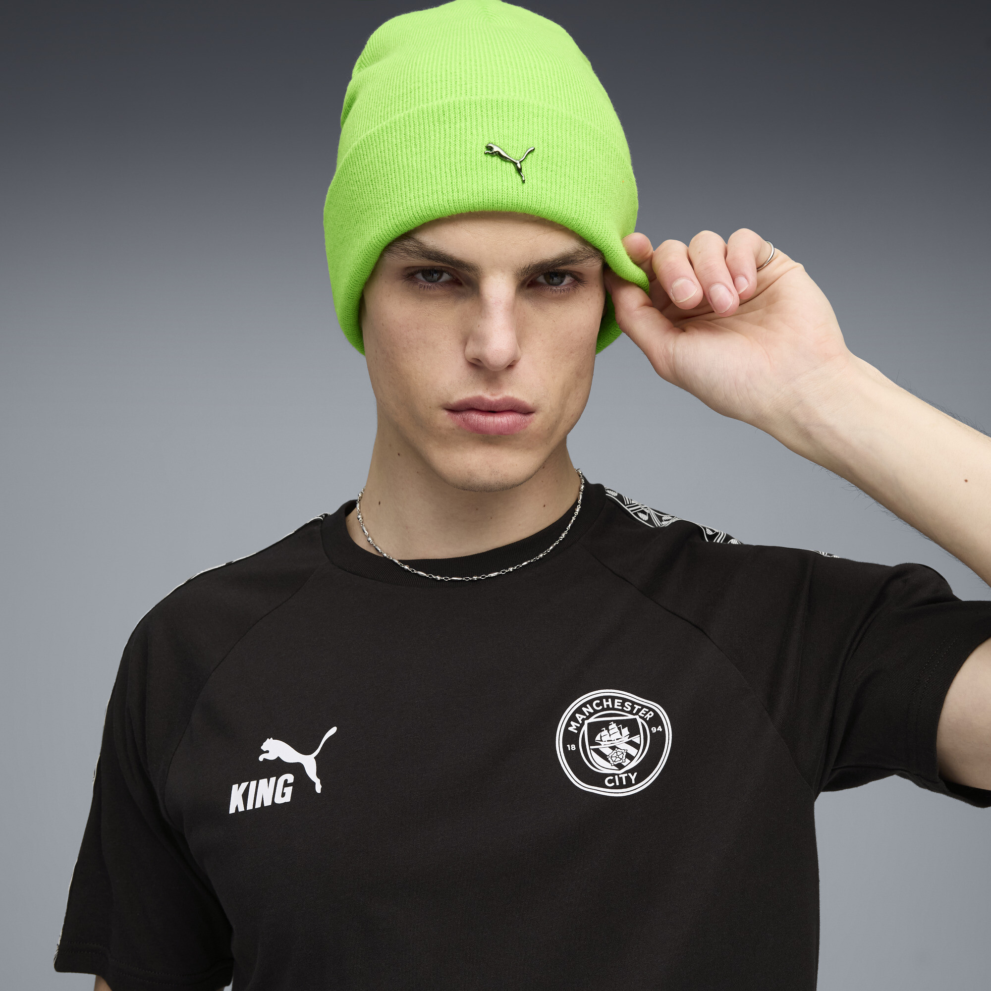 PUMA Manchester City KING T-shirt voor Heren, Zwart, Maat S thumbnail 5