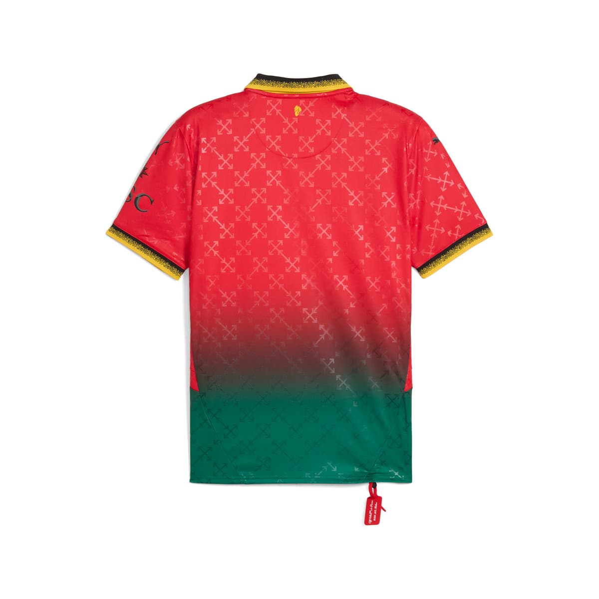 PUMA AC MILAN x OFF-Witâ¢ Replica shirt voor Heren, Zwart/Rood, Maat M thumbnail 2