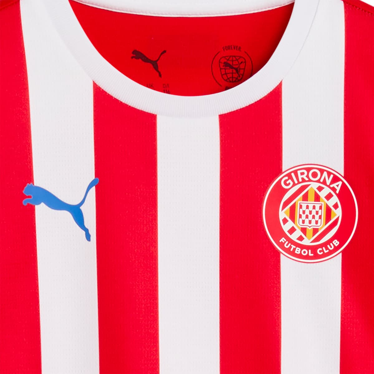 PUMA Girona FC 25/26 minithuistenue, Rood/Wit, Maat 3-4Y thumbnail 2