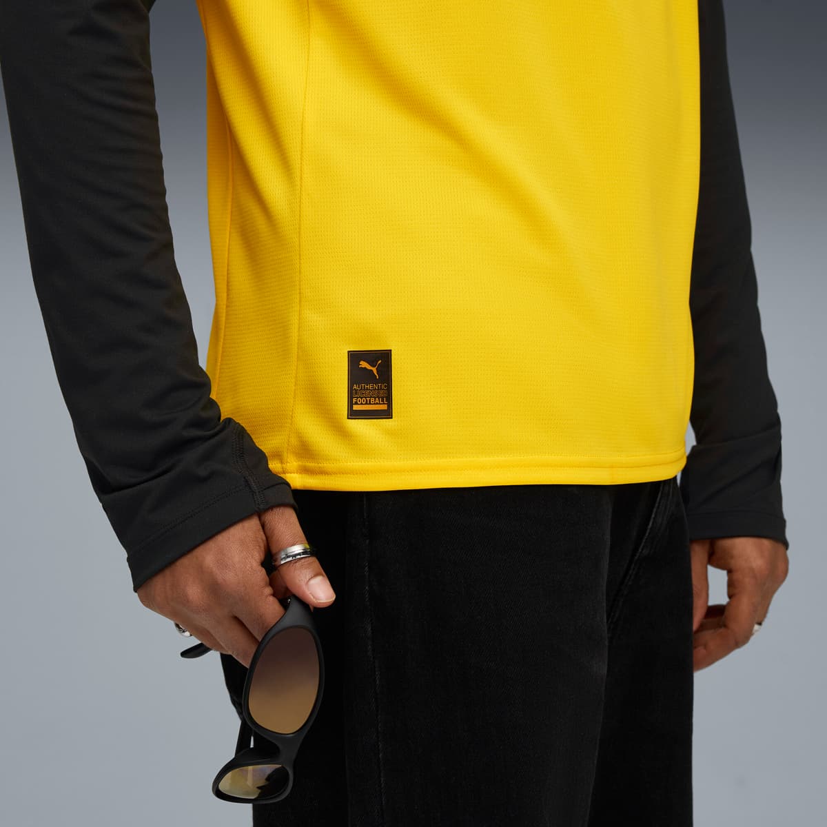 PUMA Girona FC 25/26 uitshirt voor Heren, Rood/Geel, Maat XL thumbnail 2