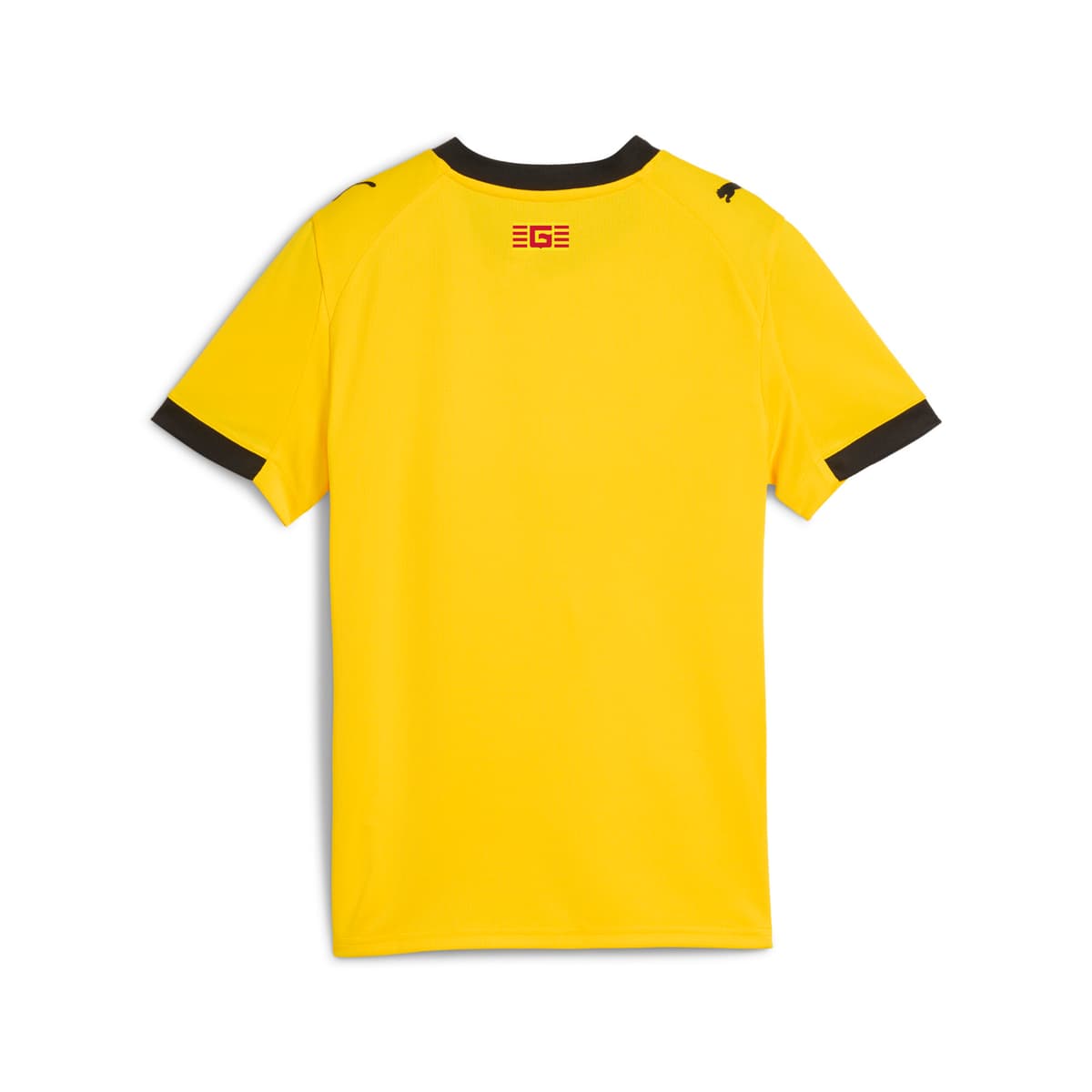PUMA Girona FC 25/26 uitshirt, Rood/Geel, Maat 9-10Y thumbnail 2