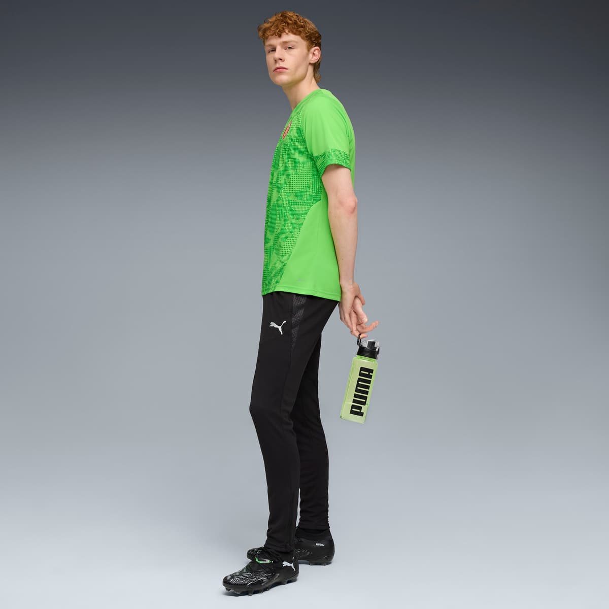 PUMA Girona FC Trainingsshirt voor Heren, Groen, Maat M thumbnail 2