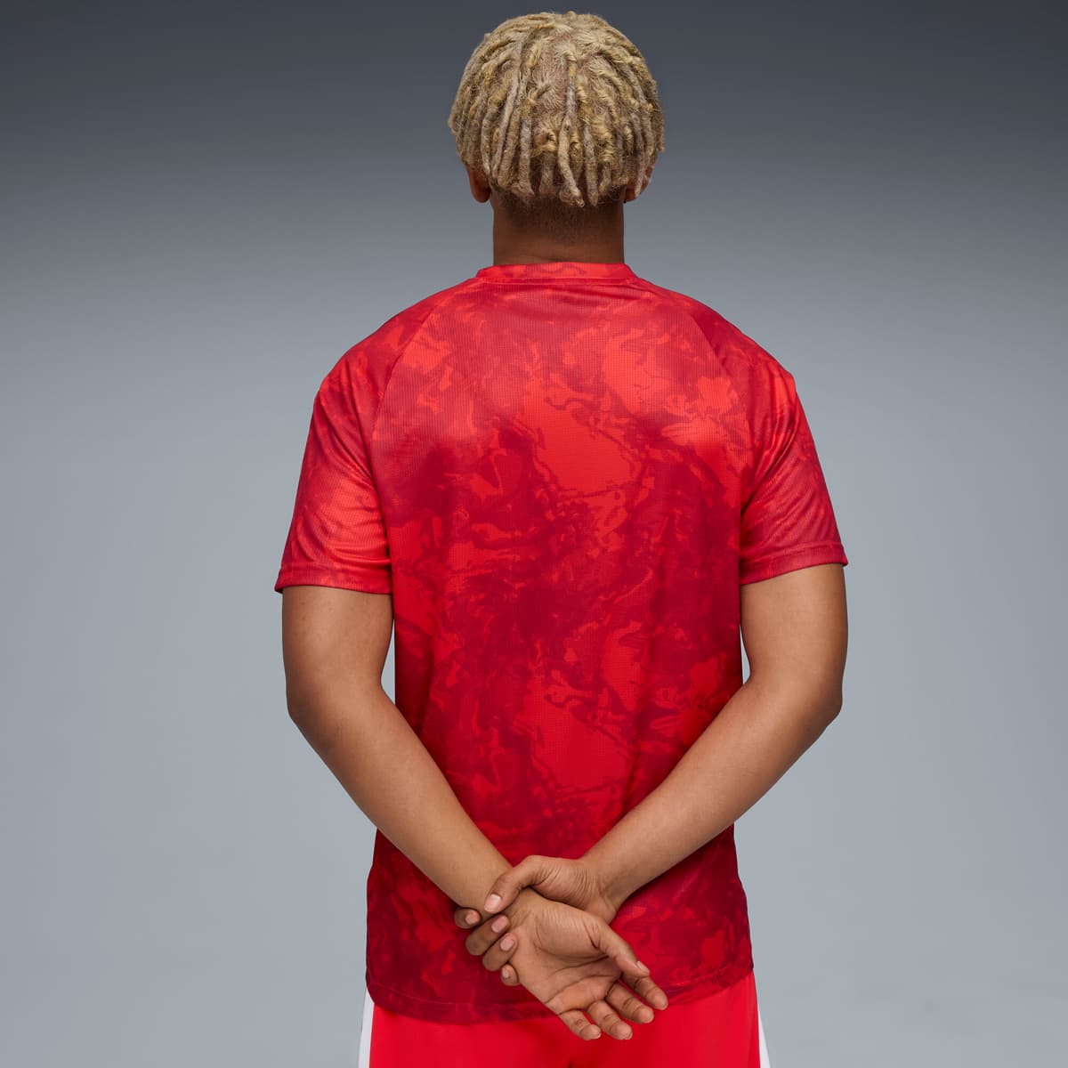 PUMA Girona FC Pre-match shirt voor Heren, Zwart/Rood, Maat XL thumbnail 3