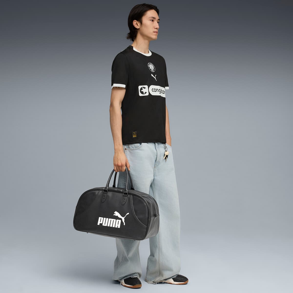 PUMA FC St. Pauli 25/26 derde shirt voor Heren, Zwart/Wit, Maat S thumbnail 4