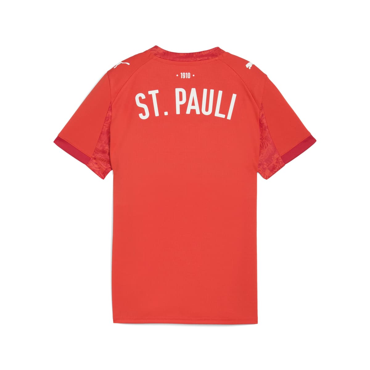 PUMA FC St. Pauli 25/26 vierde shirt, Rood/Wit, Maat 2-3Y thumbnail 2