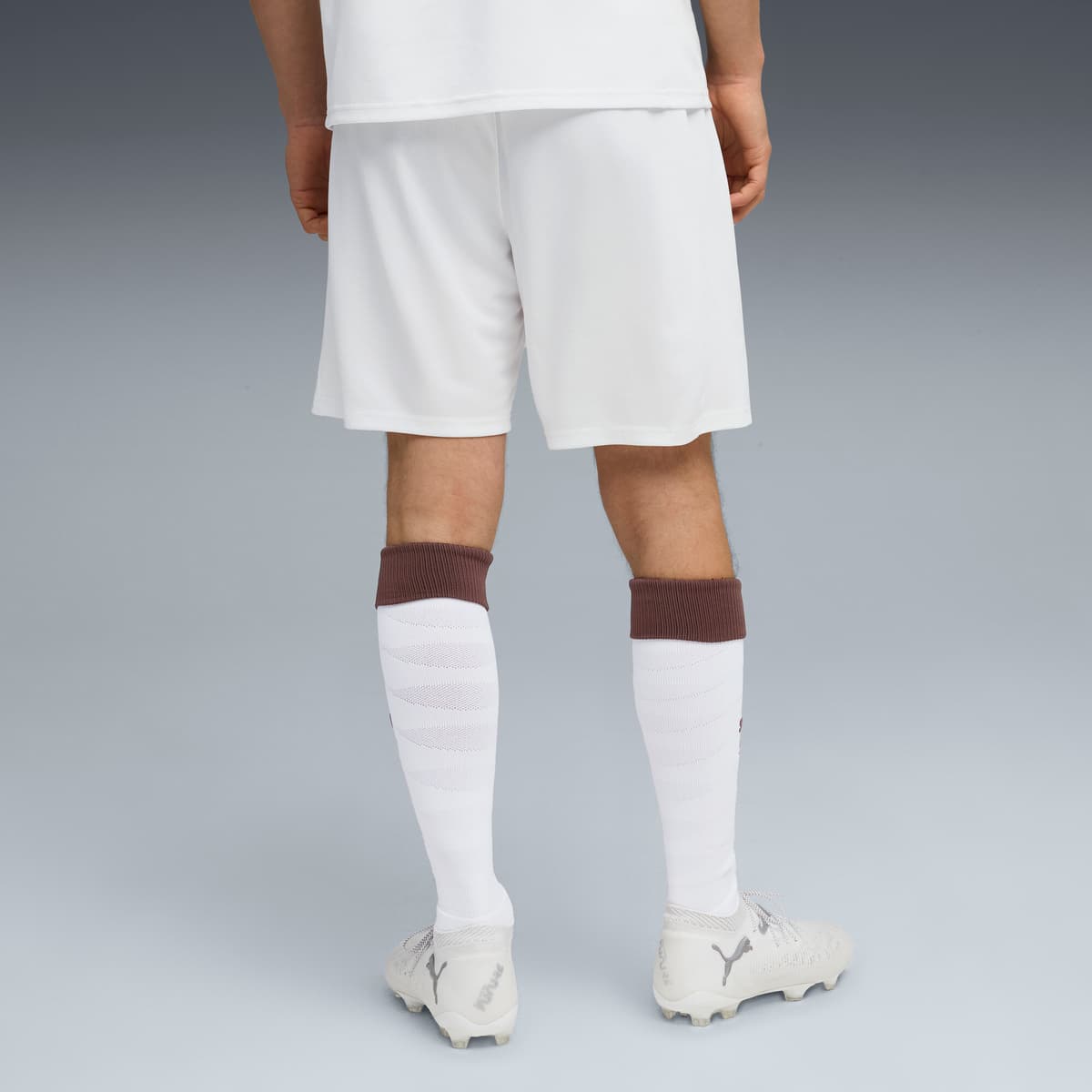 PUMA FC St. Pauli 25/26 short voor Heren, Wit/Bruin, Maat XS thumbnail 3