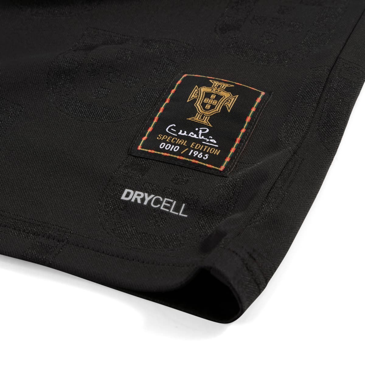 PUMA Portugal 25/26 Authentic Special Edition EusÃ©bio voetbalshirt voor Heren, Zwart/Goud, Maat L thumbnail 2