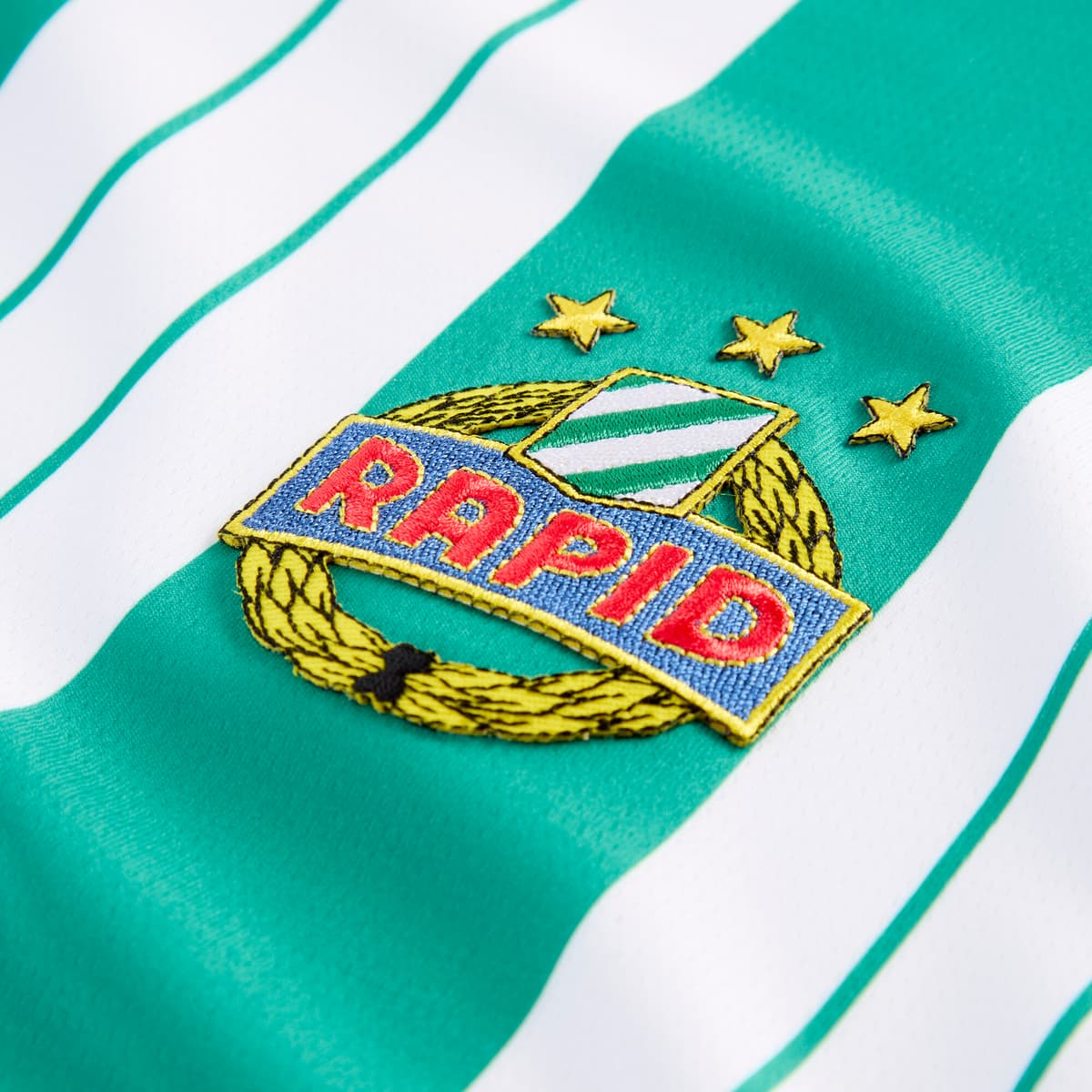 PUMA SK Rapid Wien 25/26 thuisshirt voor Heren, Groen/Wit, Maat 3XL thumbnail 4