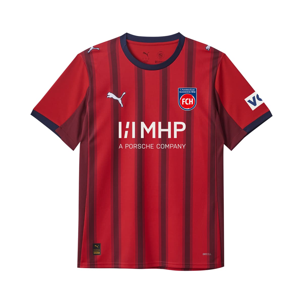 PUMA FC Heidenheim 25/26 thuisshirt voor Heren, Rood, Maat 3XL