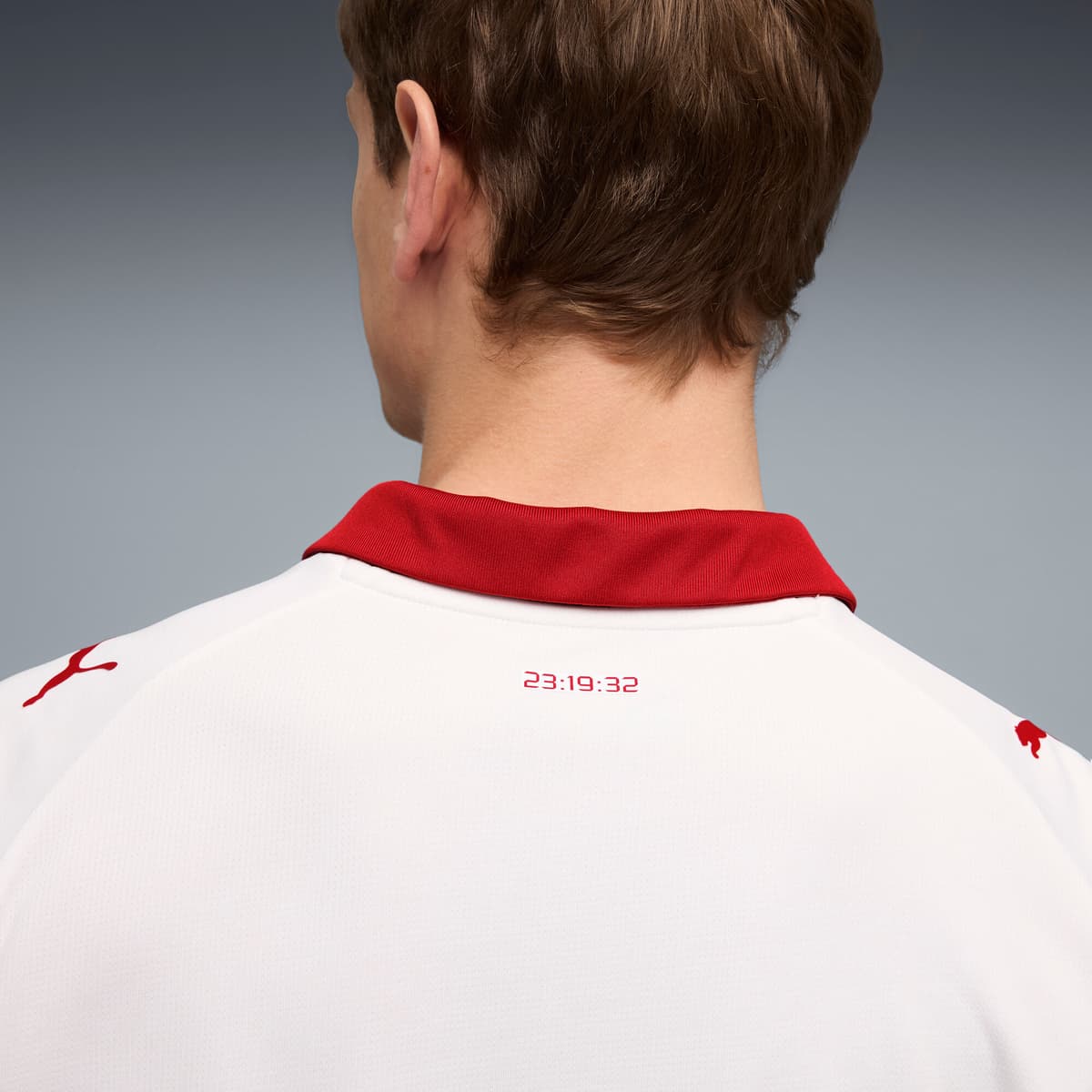 PUMA Galatasaray SK uitshirt met lange mouwen voor Heren, Wit/Oranje, Maat XS thumbnail 5