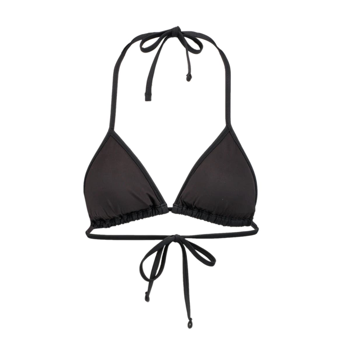 PUMA Swim Triangle Bikinitopje voor Dames, Zwart, Maat M thumbnail 4
