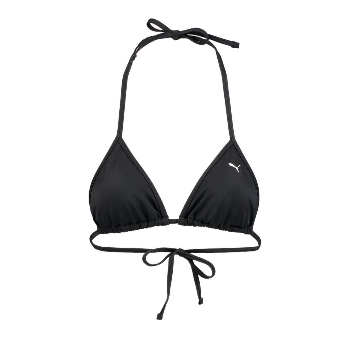 PUMA Swim Triangle Bikinitopje voor Dames, Zwart, Maat M