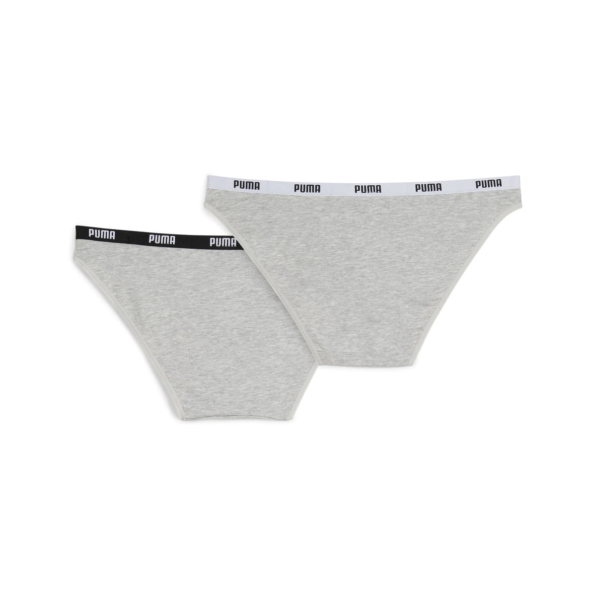 PUMA Bikinislip Damesondergoed, Grijs, Maat 1 thumbnail 2